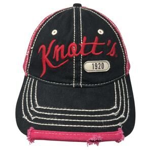 Knott's 1920 Strapback Baseball Cap Multi OS Adjustable Distressed Cedar Fair